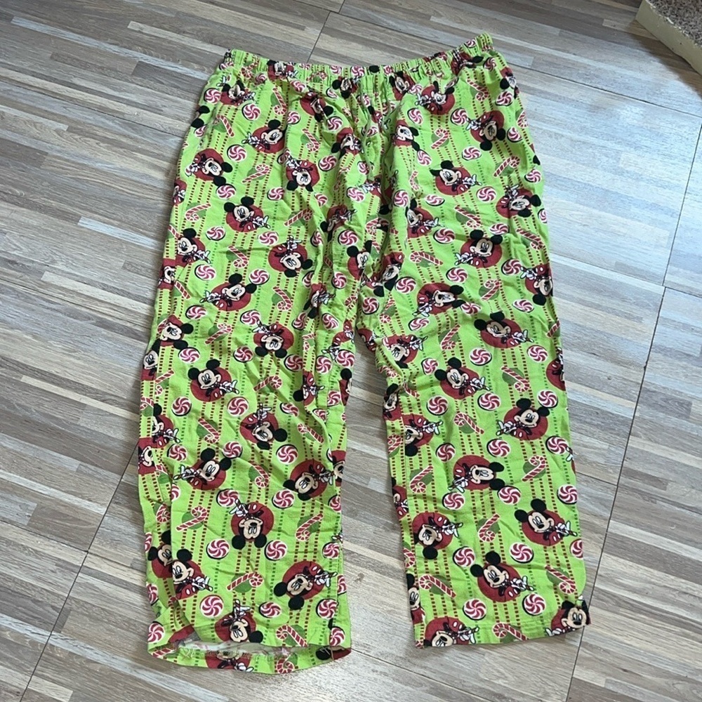 DISNEY Mickey Mouse Christmas fleece pajama pants
